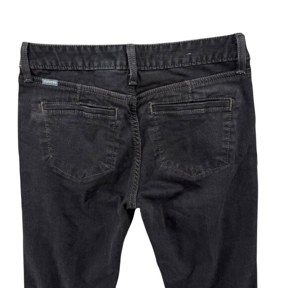 Lynden Cinch Flare Leg Jeans Womens Black Stretch Y2K Denim Size 25 - Picture 3 of 12